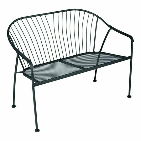 LIVING ACCENTS Bench Stl Blk 32X23" RXAC-1802C